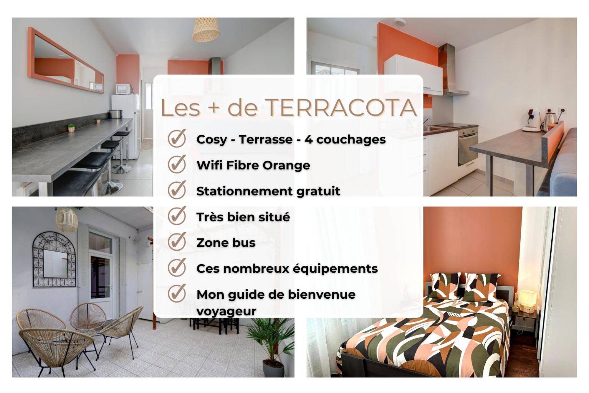“Le Terracotta” Terrasse -Centre Ville- Cosy Bourg-en-Bresse Exterior photo